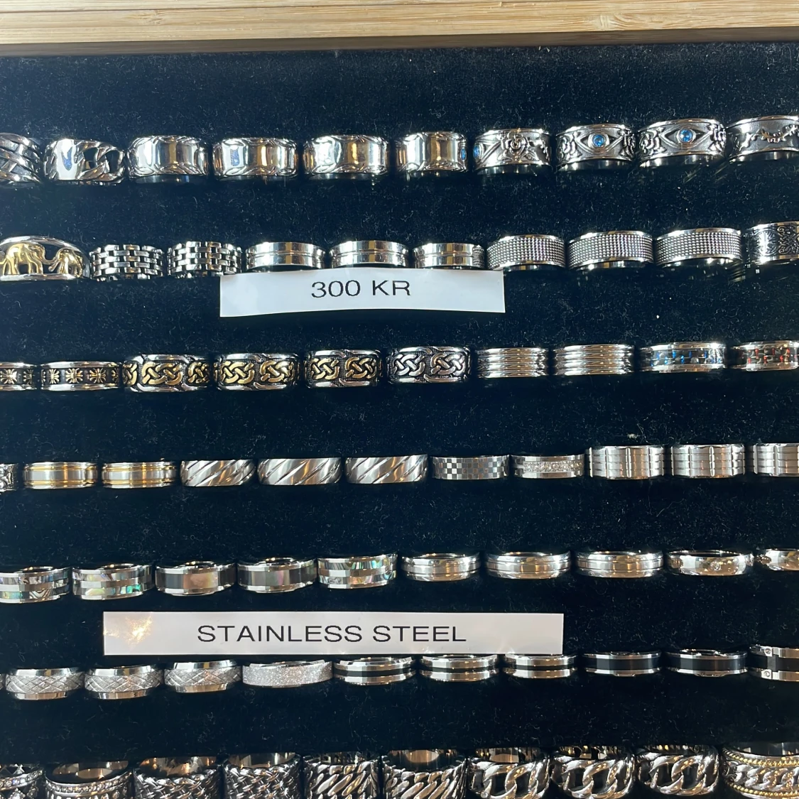 Rostfritt stål ringarna  - 91