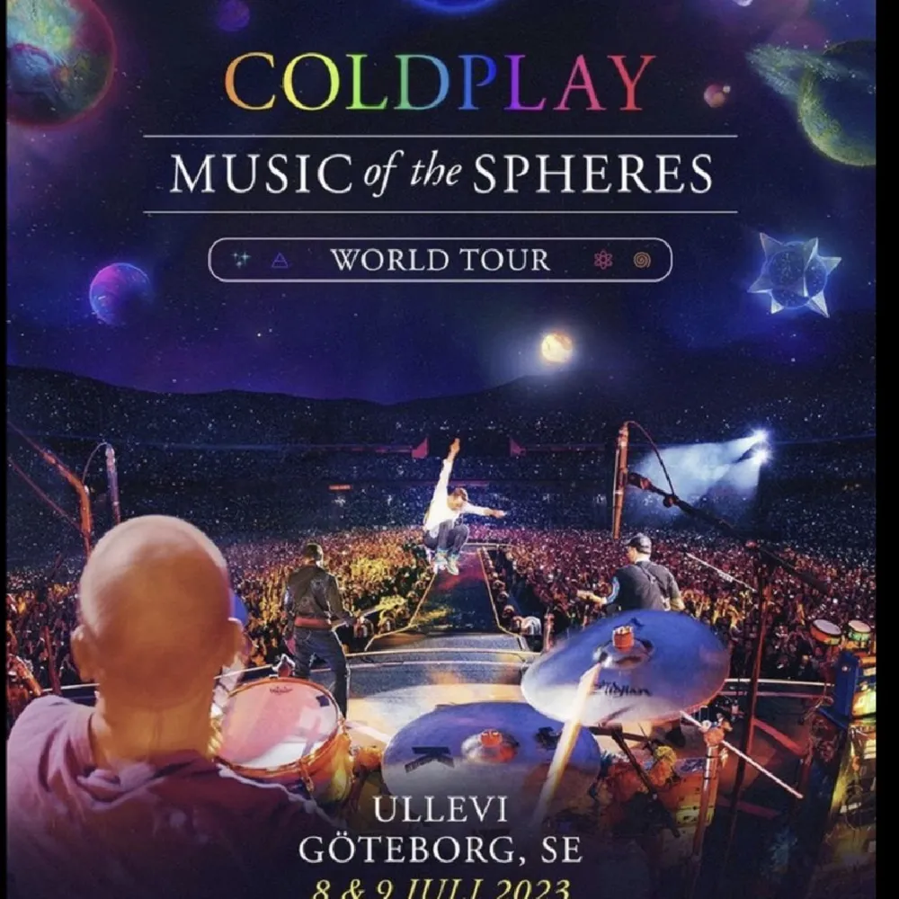 Söker 2 stycken ståplatser till Coldplay i Ullevi, Göteborg!! Vilken dag som helsy fungerae, kan betala 1500kr och uppråt för en☝️☝️. Övrigt.