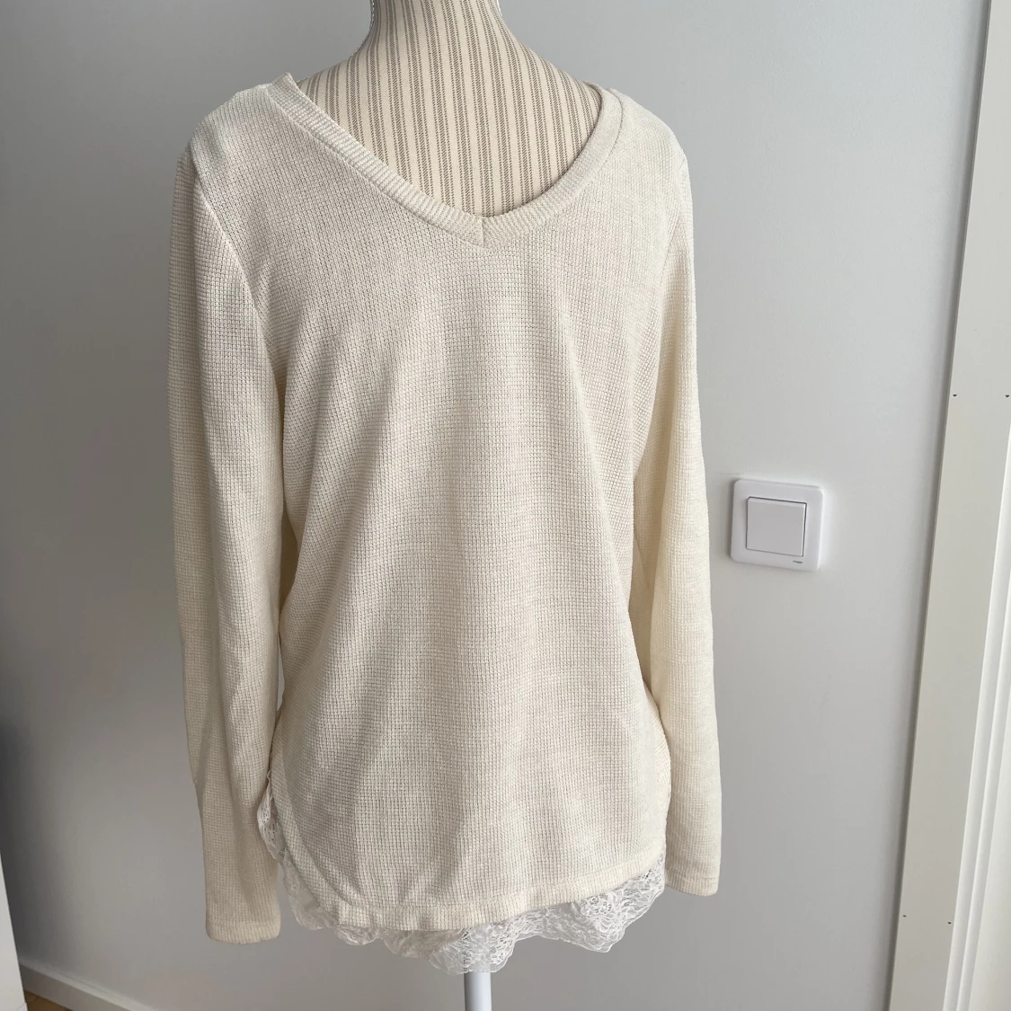 Tröja offwhite St S - 91