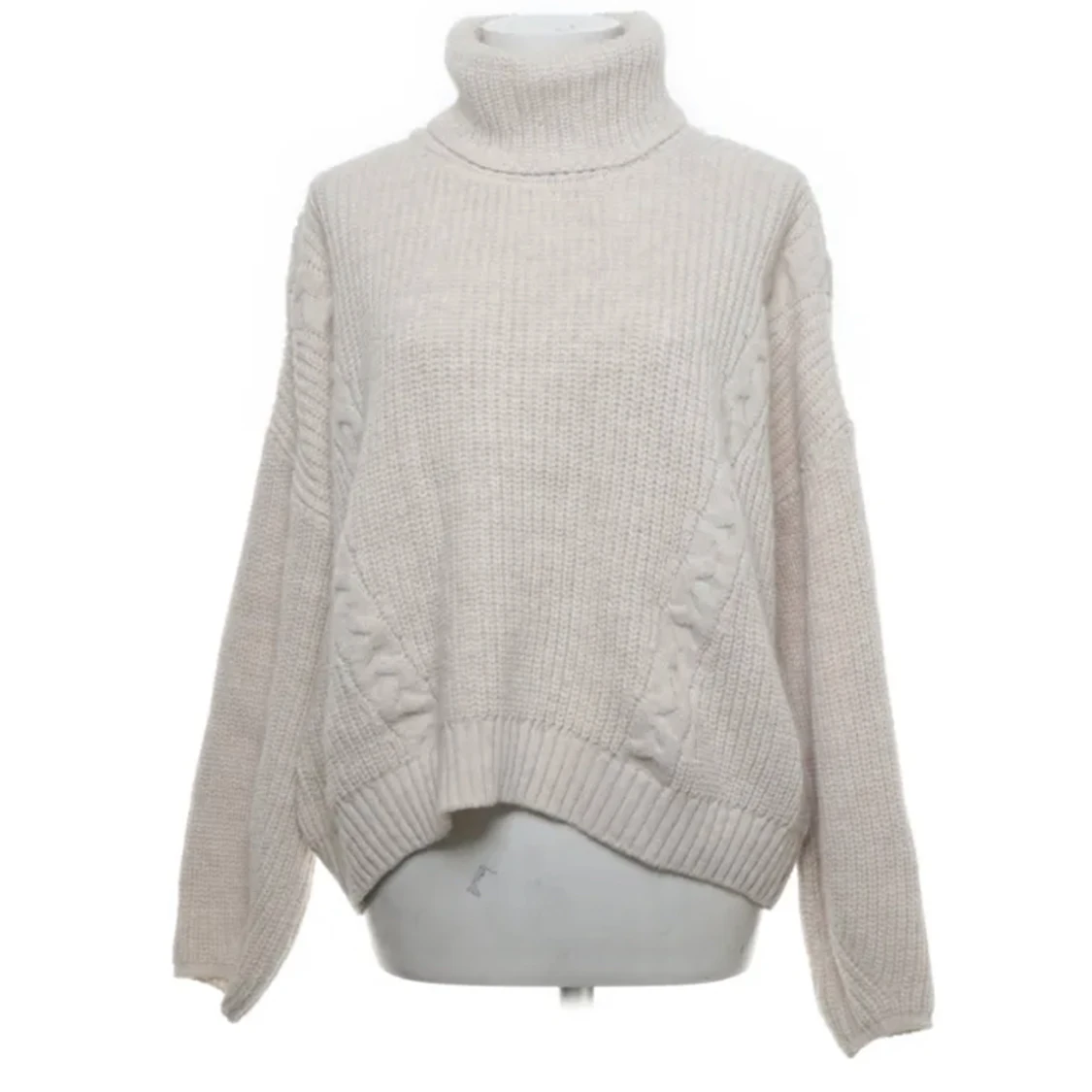 Turtle neck stickad tröja