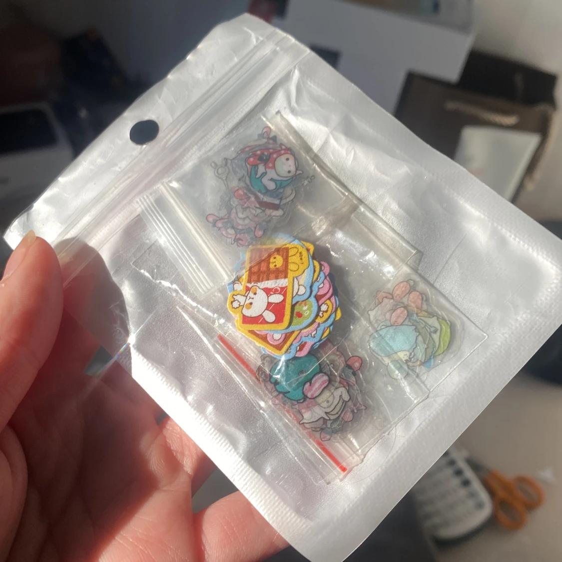 Sanrio stickers totalt 4 pack 