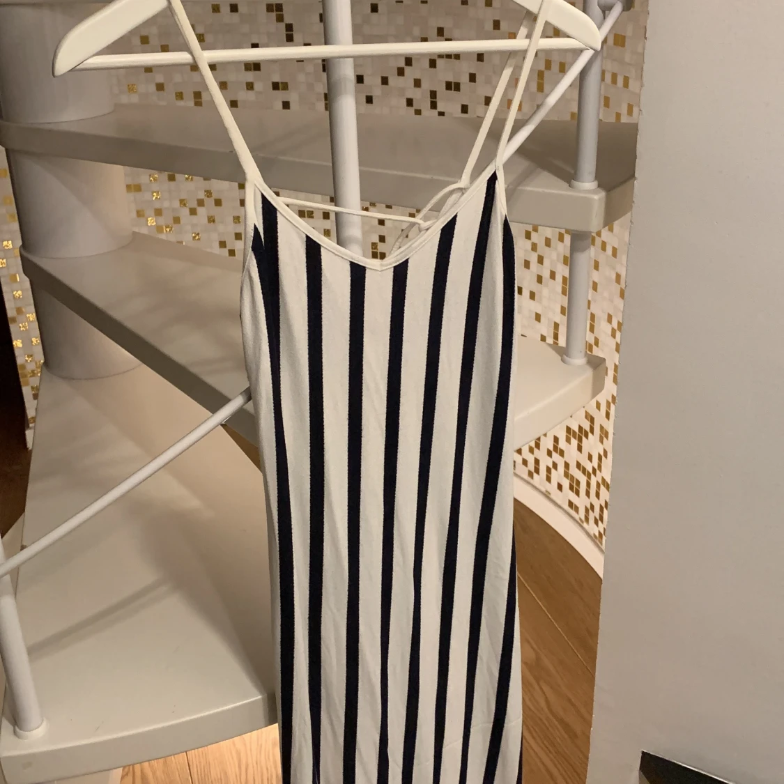 Randig långklänning  - 90