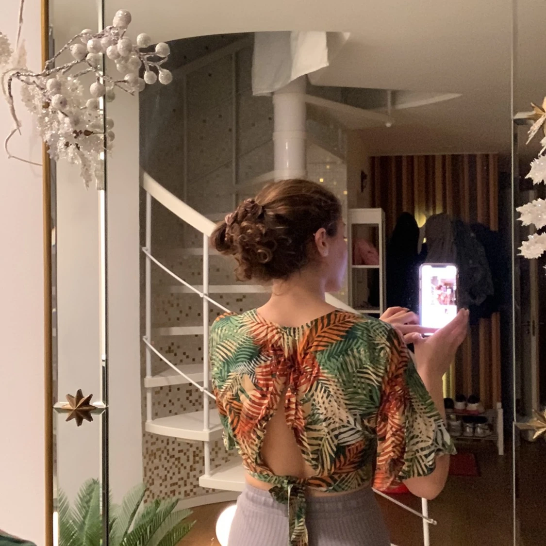 Kort topp med öppen rygg - 90