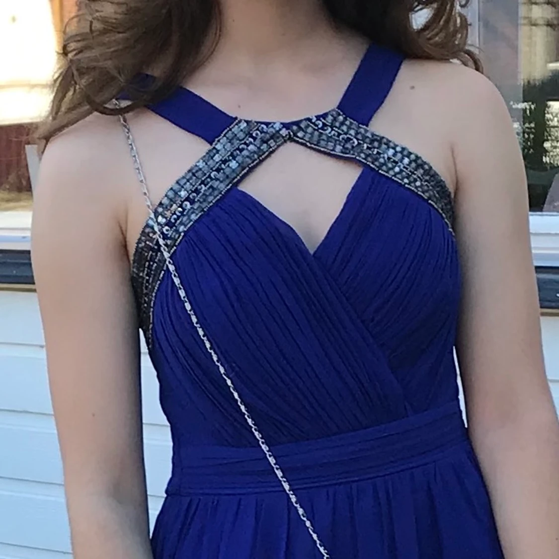 Marinblå Balklänning  - 90