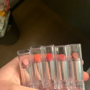 Läppstift små - Aldrig andvända, 5st i olika färger 