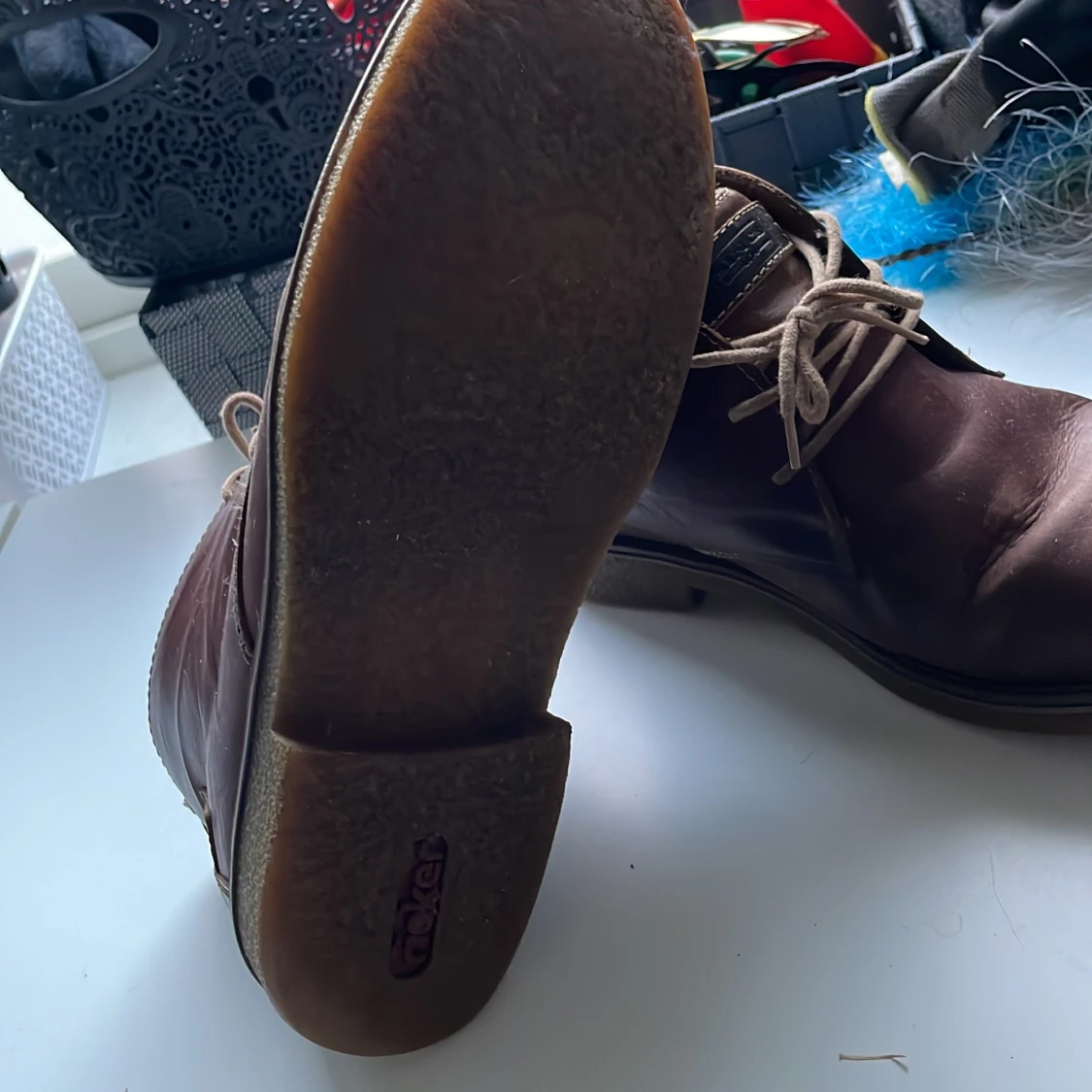 Fina bruna herrskor  - 91