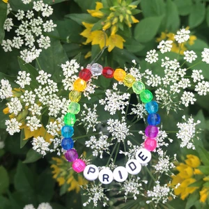 ⚡️PRIDE⚡️ - Ett fint armband som ska passa 10-11 år. (kan även passa äldre för att det har ett väldigt stretchigt bad) Passar även alla kön! ⚡️ 