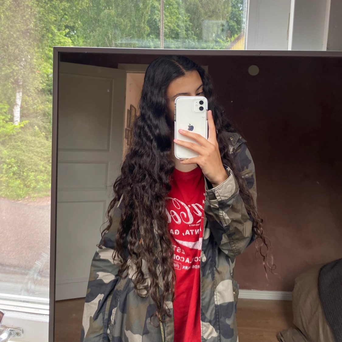 Grön militärjacka - 90