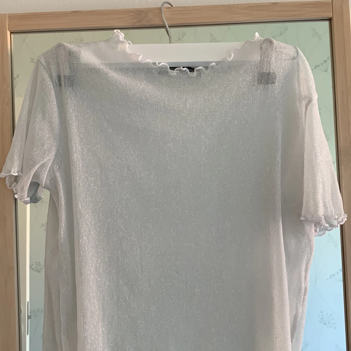 Silvrig fest topp - 90