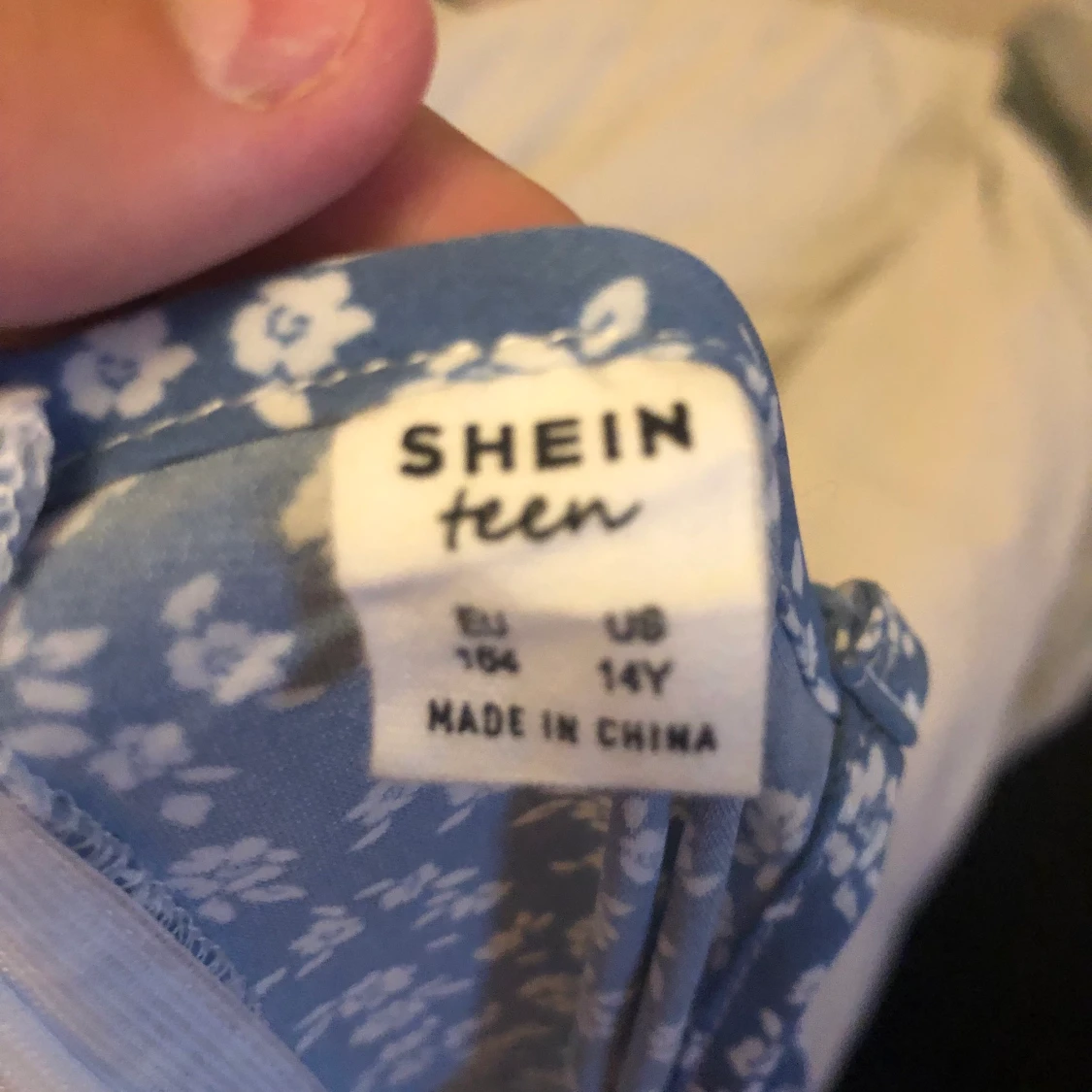 Blå klänning från SHEIN  - 90