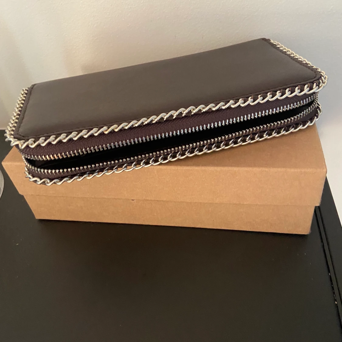 Helt ny skinn plånbok  - 90