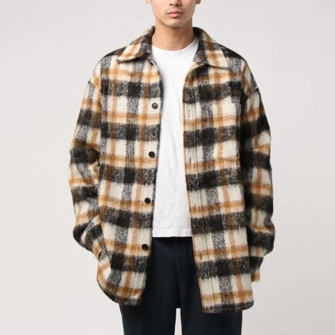 CMMN SWDN oversized Fleece Shirt jacket