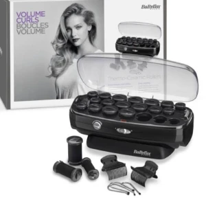 Babyliss hårrullar med värme - Hårrullar med värme från babyliss, köpta för 599kr. Endast använd fåtal gånger då jag föredrar att locka håret mer än att använda rullar. 