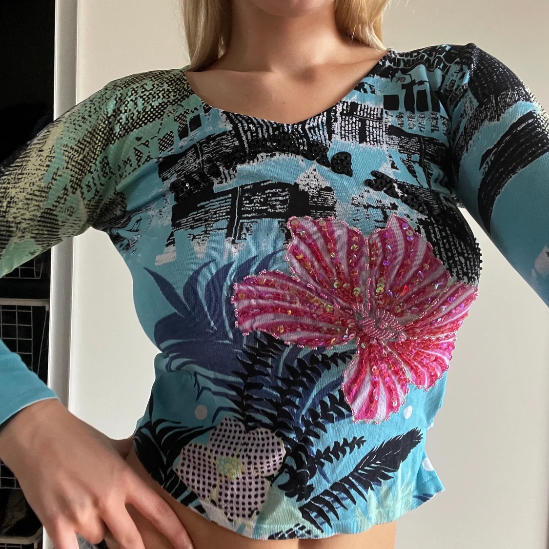 Tröja med tryck - 90