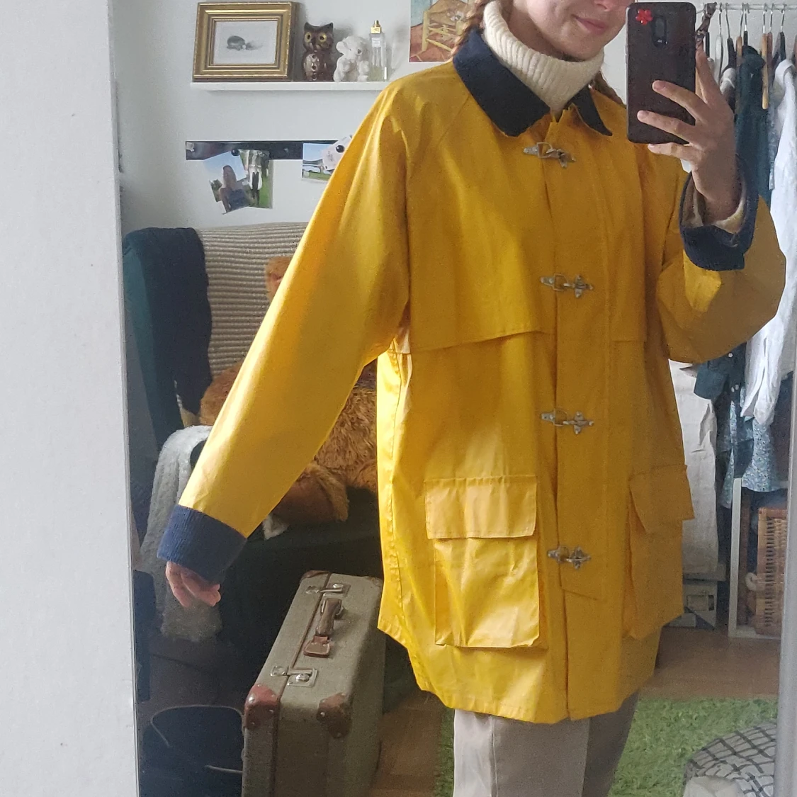 Gul regnjacka - 90