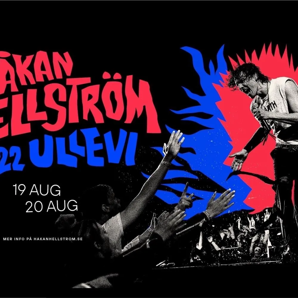 Säljer 2st biljetter till Håkan Hellströms konsert på Ullevi den 19:e augusti 2022. Biljetterna är sittplats i sektion B2 och säljs för 500kr/st men priset går att diskutera. Bara att skicka ett meddelande vid eventuella frågor. Övrigt.