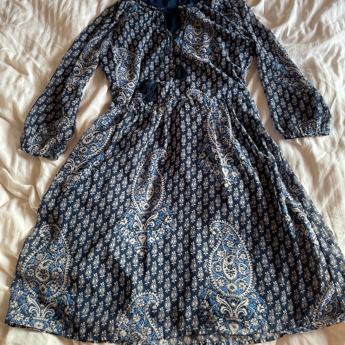 Söt Blå Klänning - 90