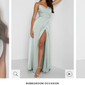 Balklänning - Säljer balklänning då jag hittat en annan, köpt för 1199kr! Blå/grön