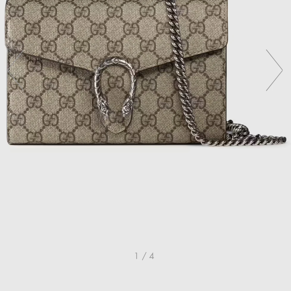 GUCCI dionysus gg supreme chain wallet - 91