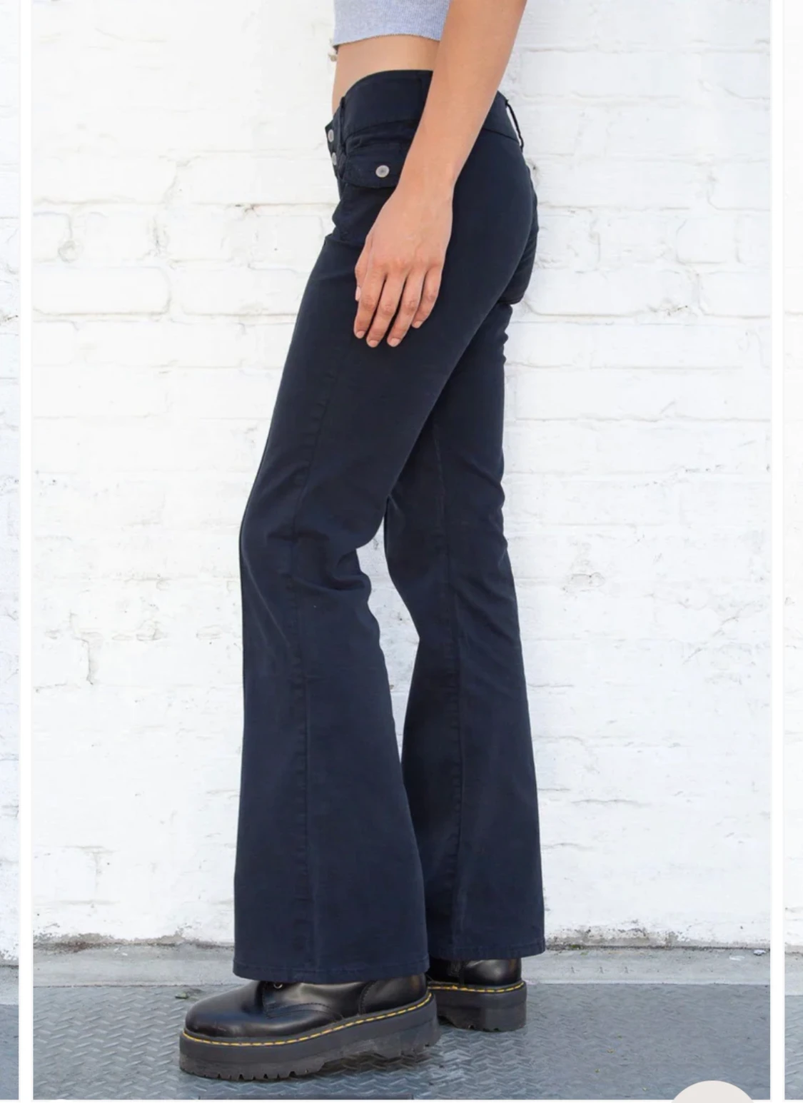 Mörkblå Agatha pants BrandyMelville - 90