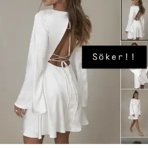 Söker denna klänning från Hanna schönberg x Nakd i storlek 34-36! Hör gärna av er om ni är villig att sälja🫶🏻!