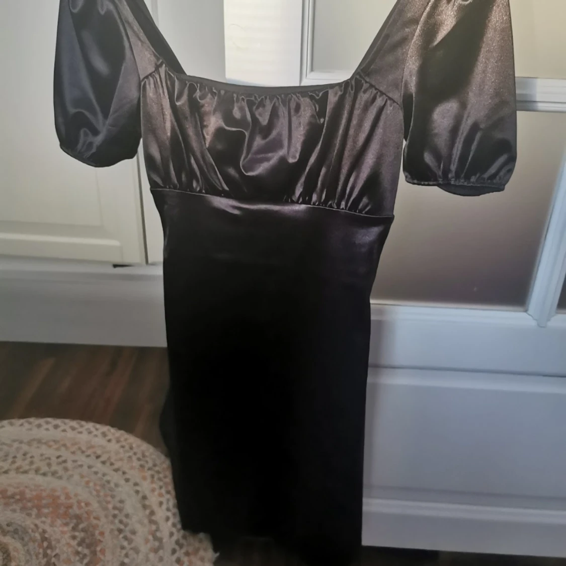 Klänning med puffärmar!