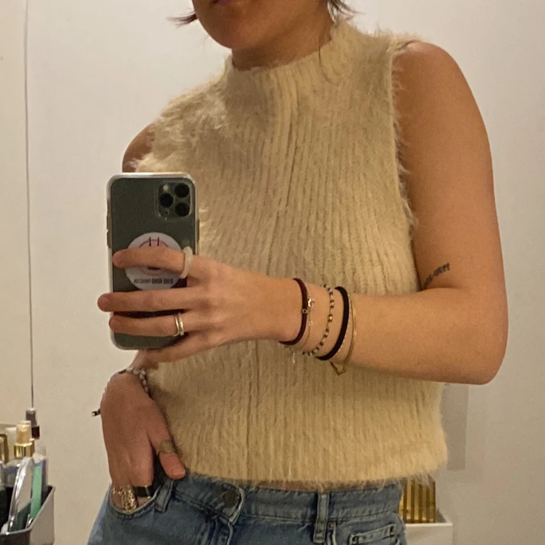 Fluffig topp strl. L! - 90