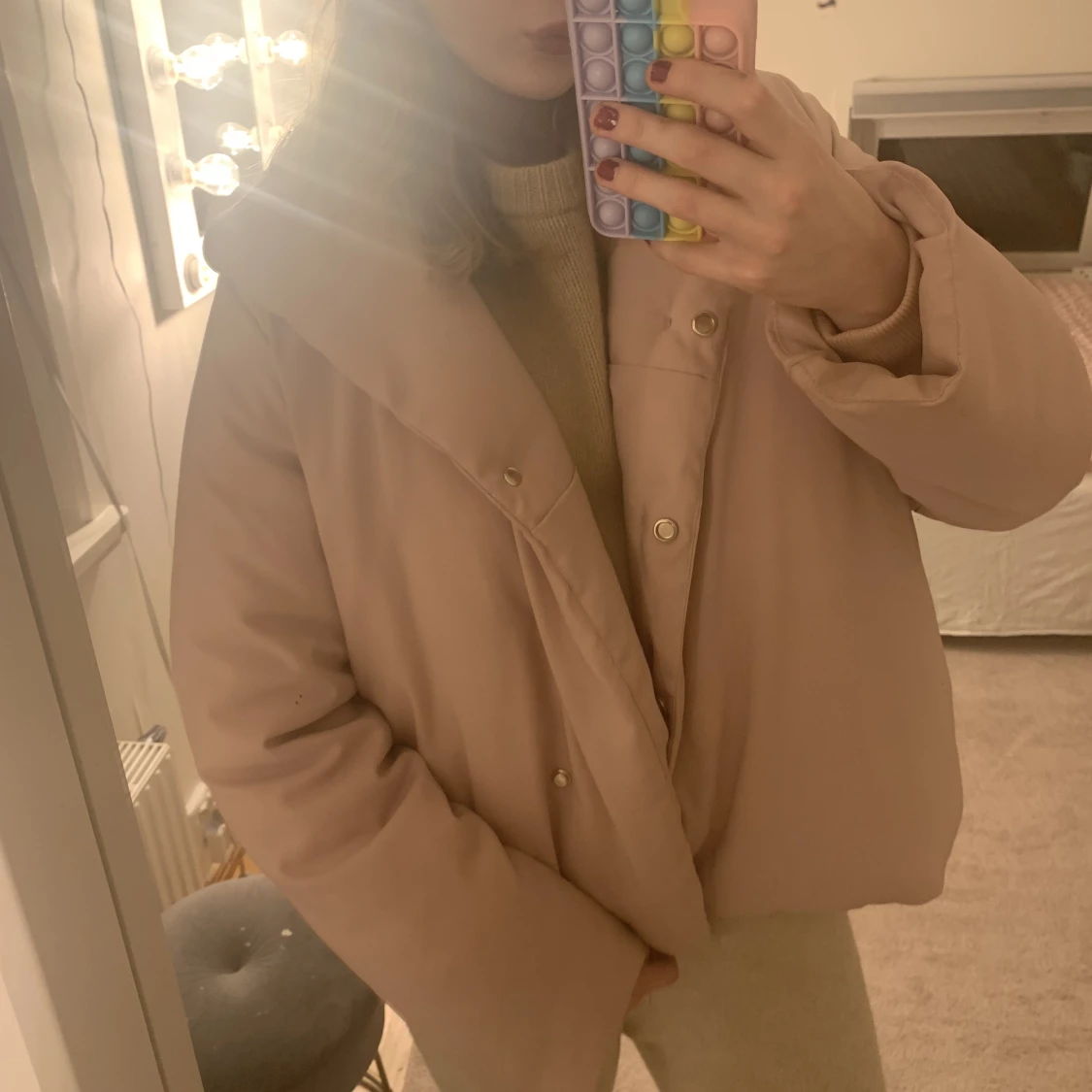 Hm vinterjacka/kappa  - 90