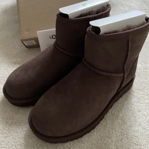 Helt nya Uggs mini strl36 - Helt nya Uggs mini chocolate storlek 36. Inte ens provade. Säljes pga dubbelköp.