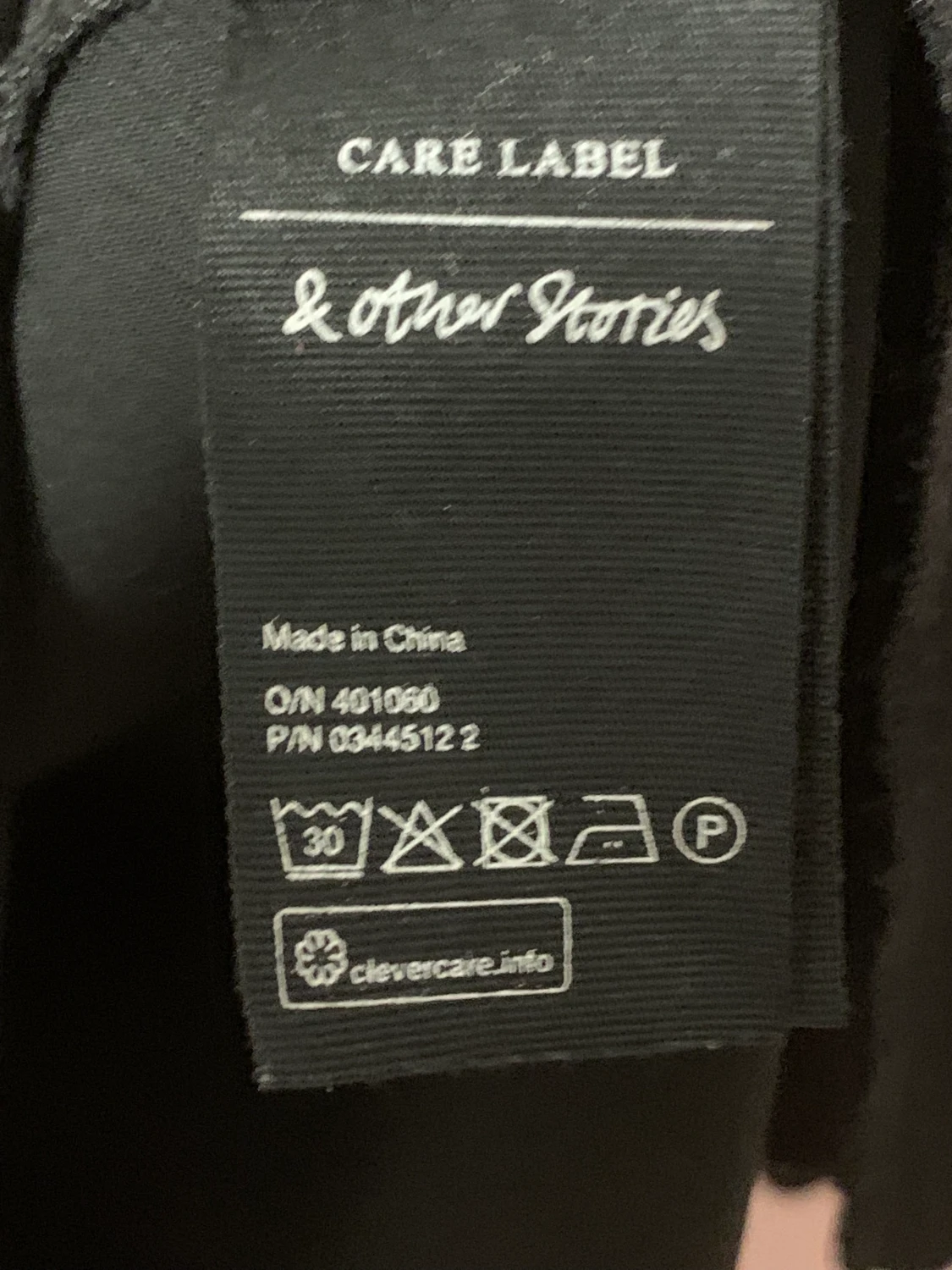 &Other Stories svart klänning - 90