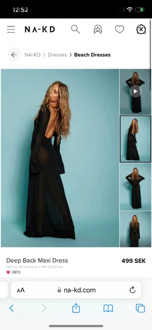 Deep back maxi dress Hanna schönberg - Klänning från Hanna Schönbergs kollektion med nakd, nyskick. Köparen står för frakten på 69kr (spårbar). Annons kvar = vara kvar. TRYCK INTE PÅ KÖP DIREKT, DM ISTÄLLET