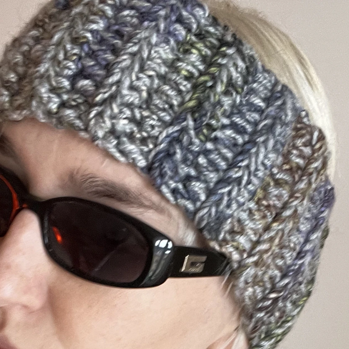 Virkat pannband - 91