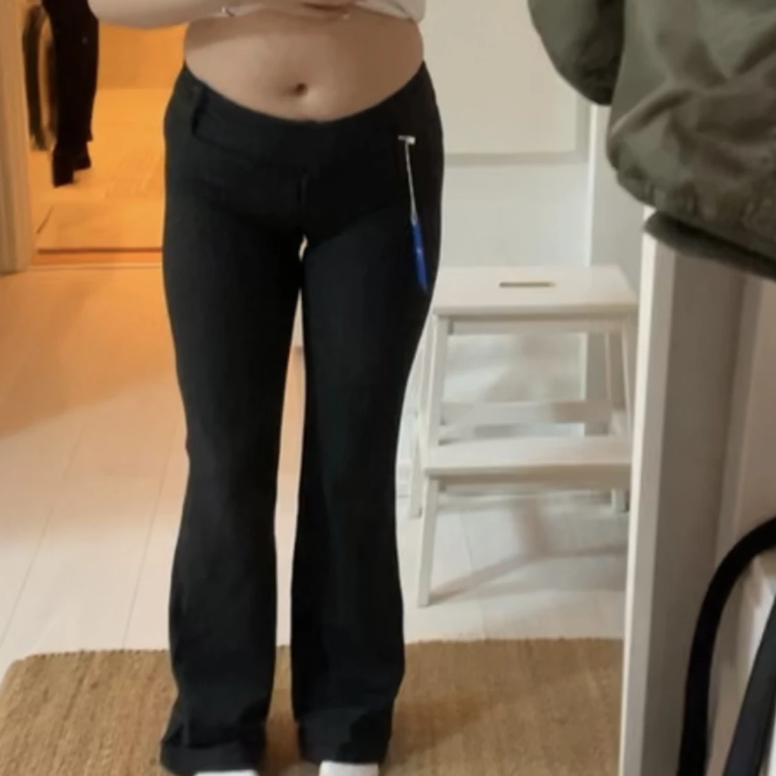 Lågmidjade kostymbyxor - 91