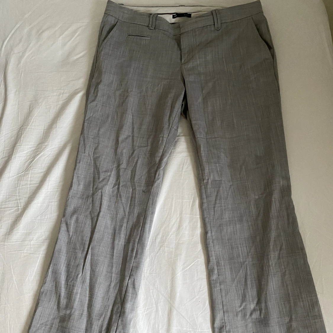 Lågmidjade kostymbyxor