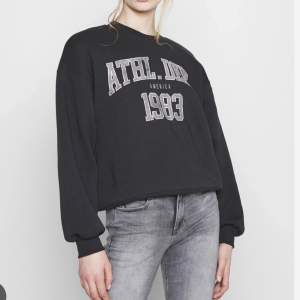 ”RILEY” sweatshirt med tryck från Gina Tricot. Storlek S.  140kr+ frakt/mötas upp i Stockholm 