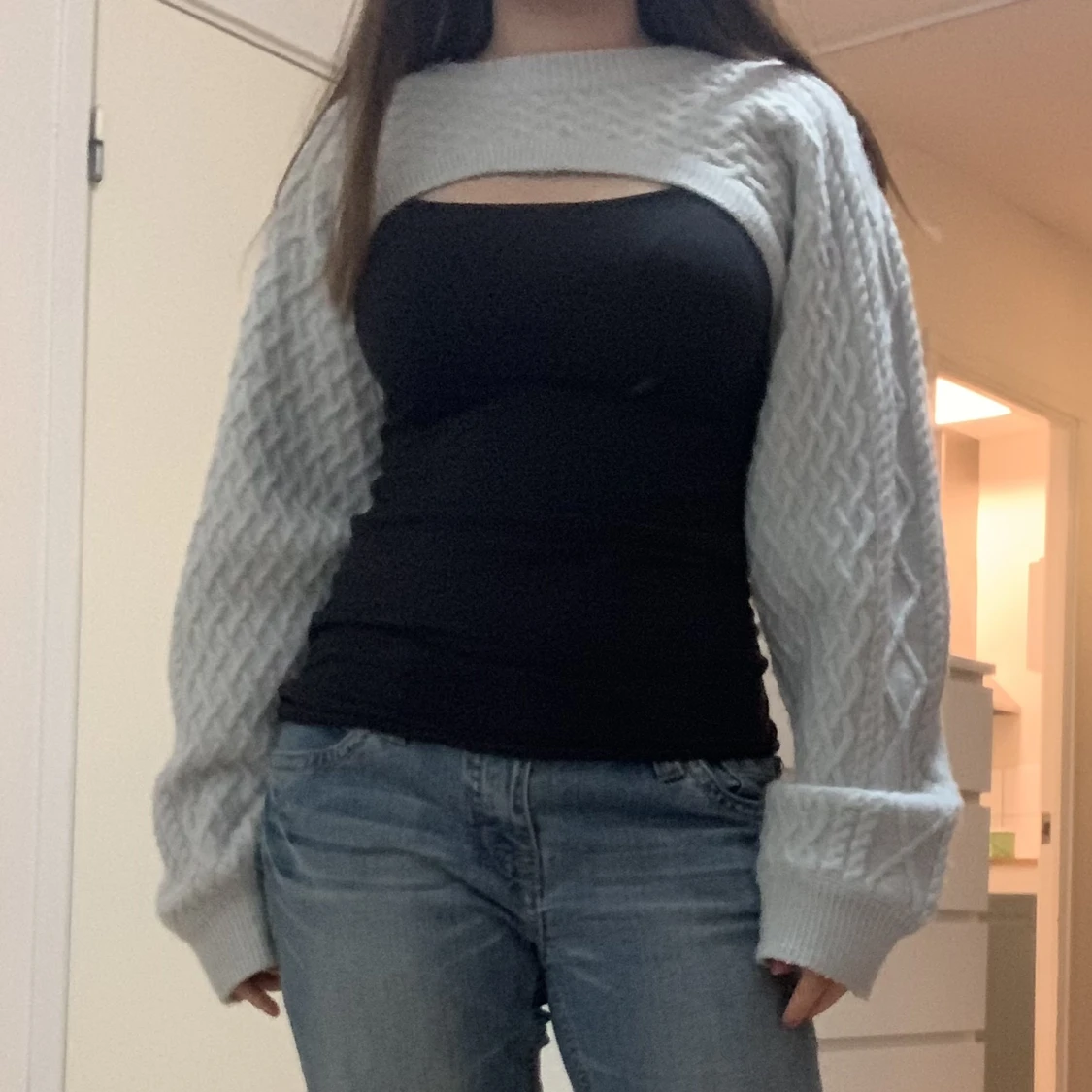 Ljusblå bolero - 90