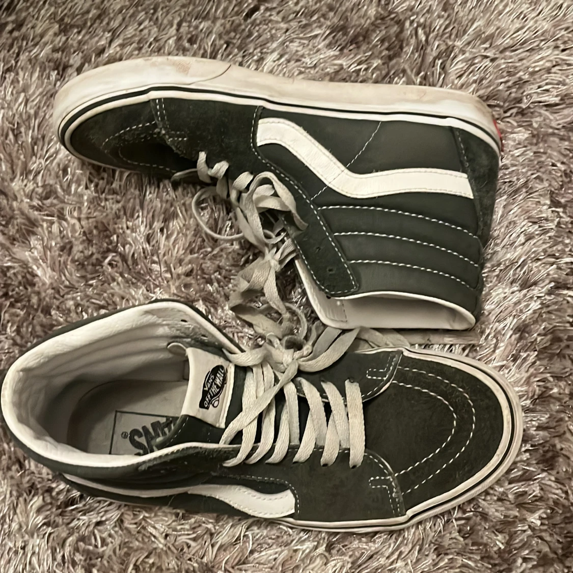 Gröna höga vans
