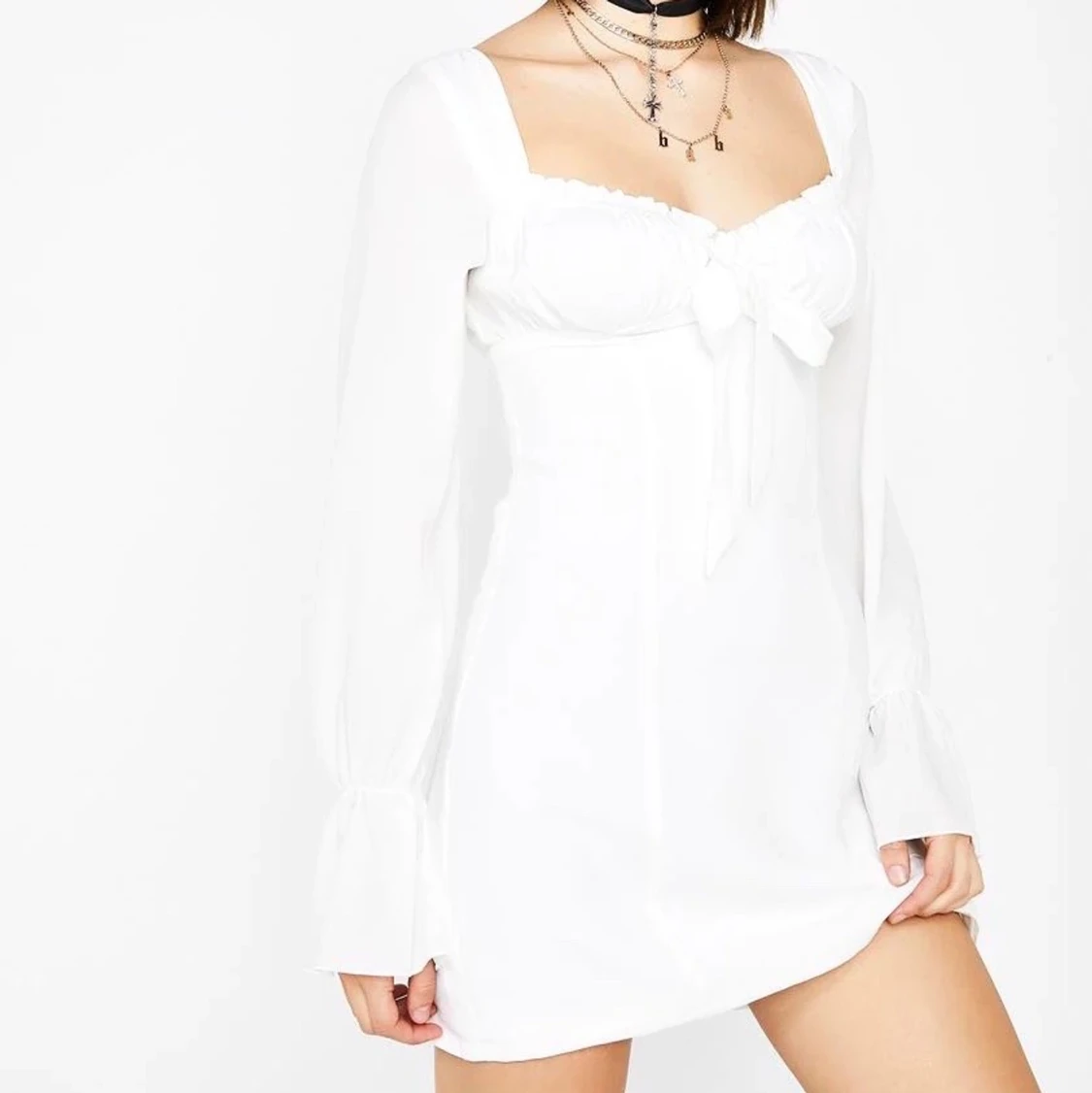 Vit klänning Tiger Mist - 91