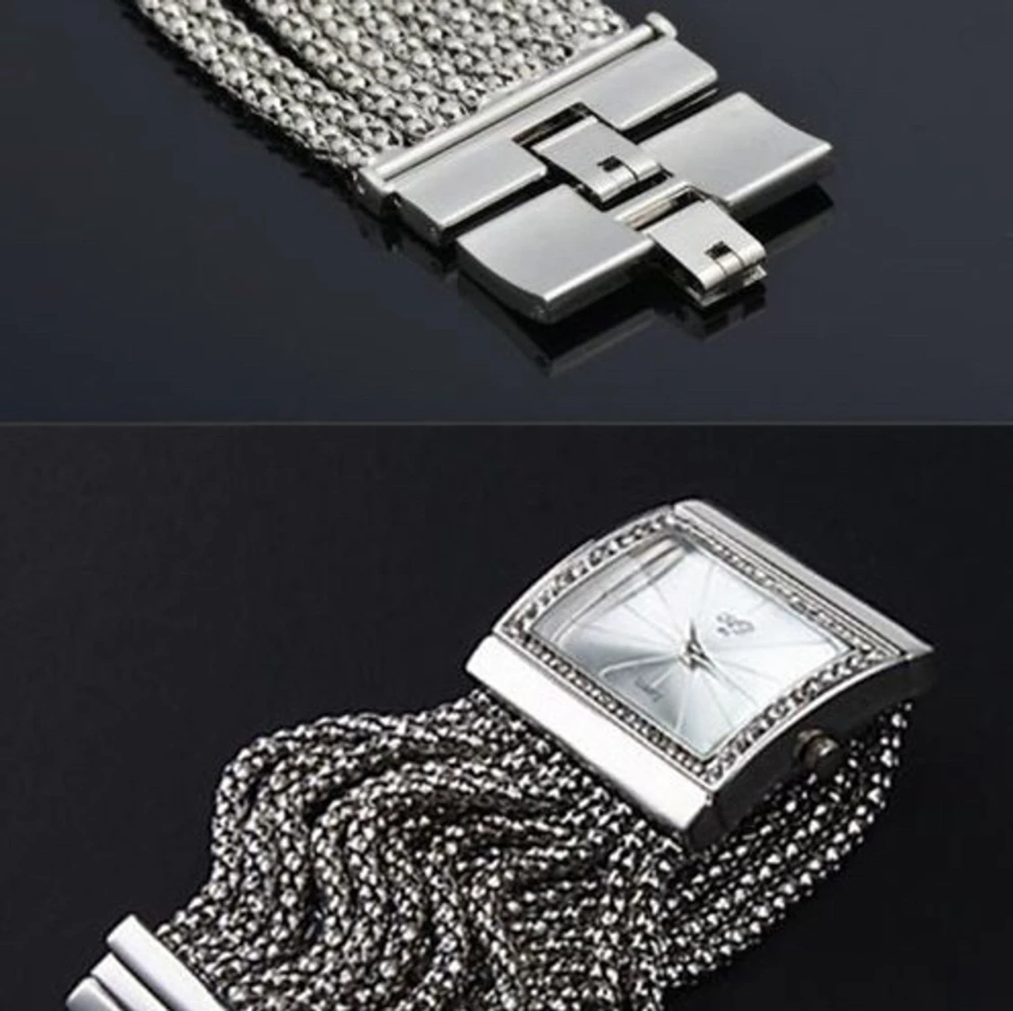 Super Häftig Dam Strass Klocka  - 91