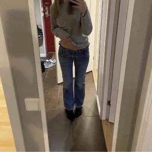 Lågmidjade vintage jeans!❤️