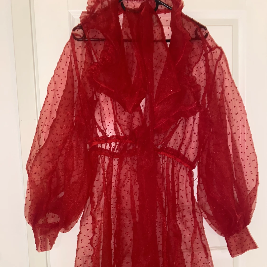 Röd klänning  - 91