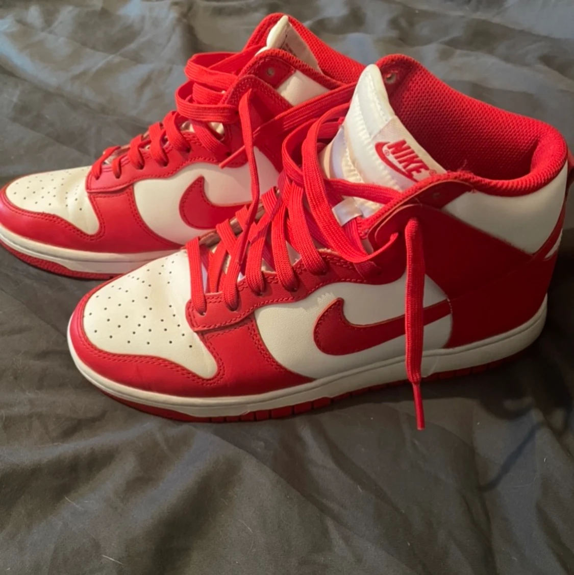 👻 Nike dunk high university red  👻 - 90