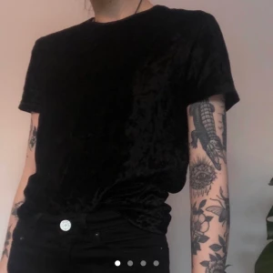 Vintage Burberry velour T-shirt  - Svart vintage velour T-shirt från Burberry  Pris kan diskuteras ☺️