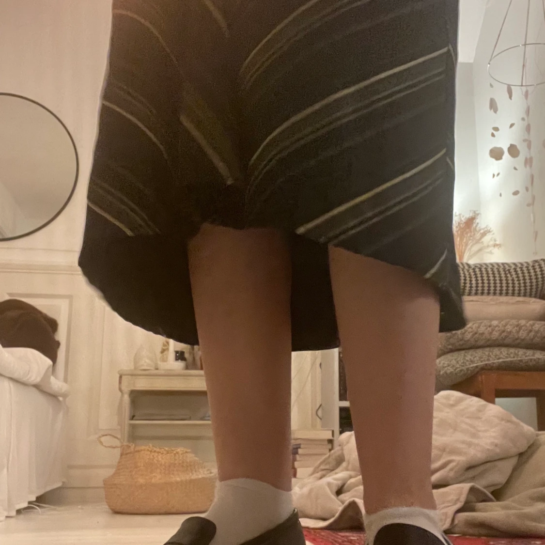 Superfin asymmetrisk midi kjol🖤🧿 - 90