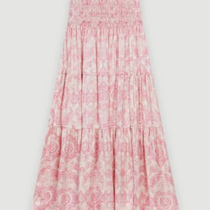 Satin printed skirt maje - Säljer en jättefin kjol från maje då jag råka beställa två. Aldrig använd!