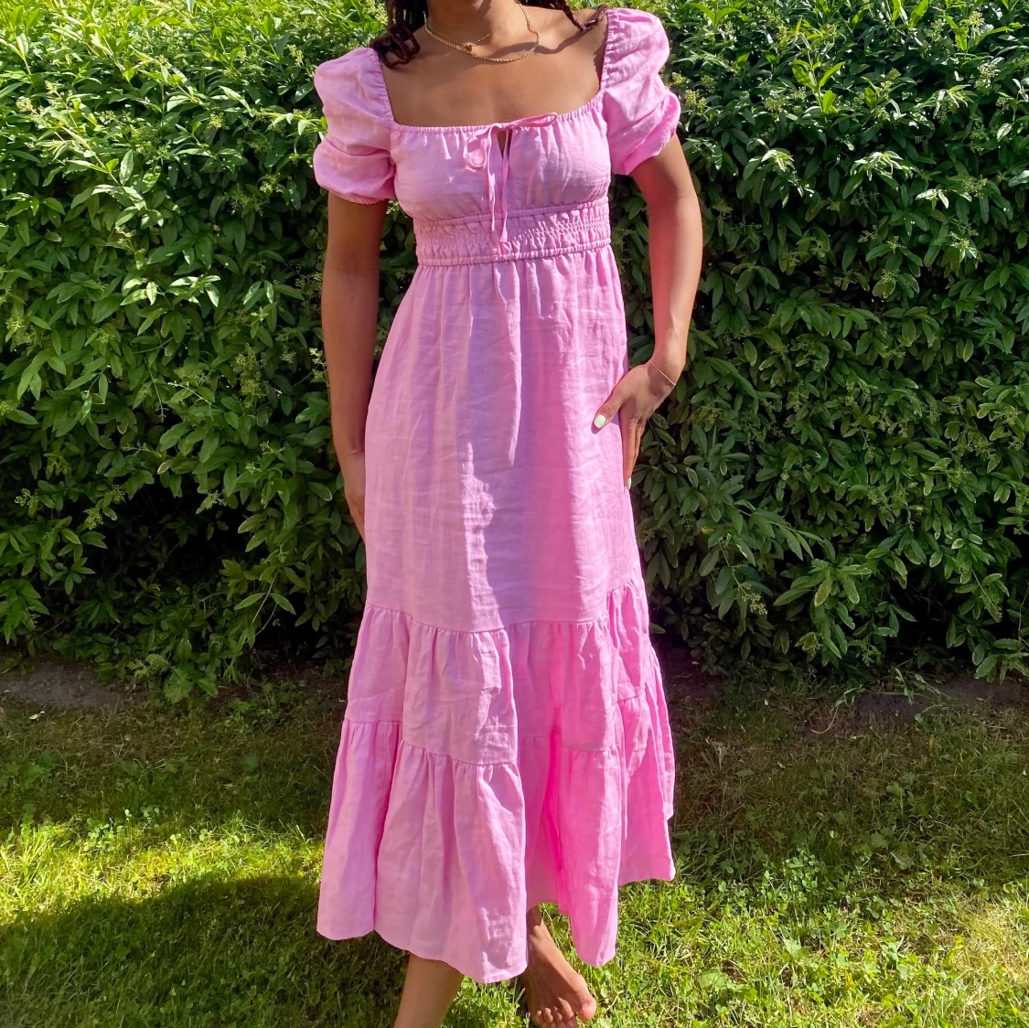 Forever new josephine tiered midi dress