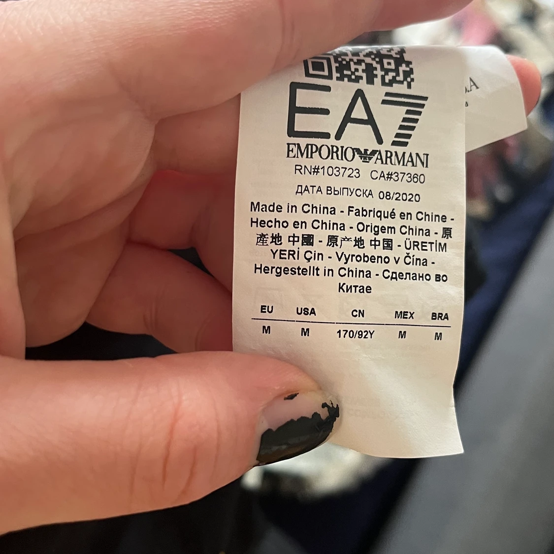 EA7 tröja oanvänt i stl M - 91