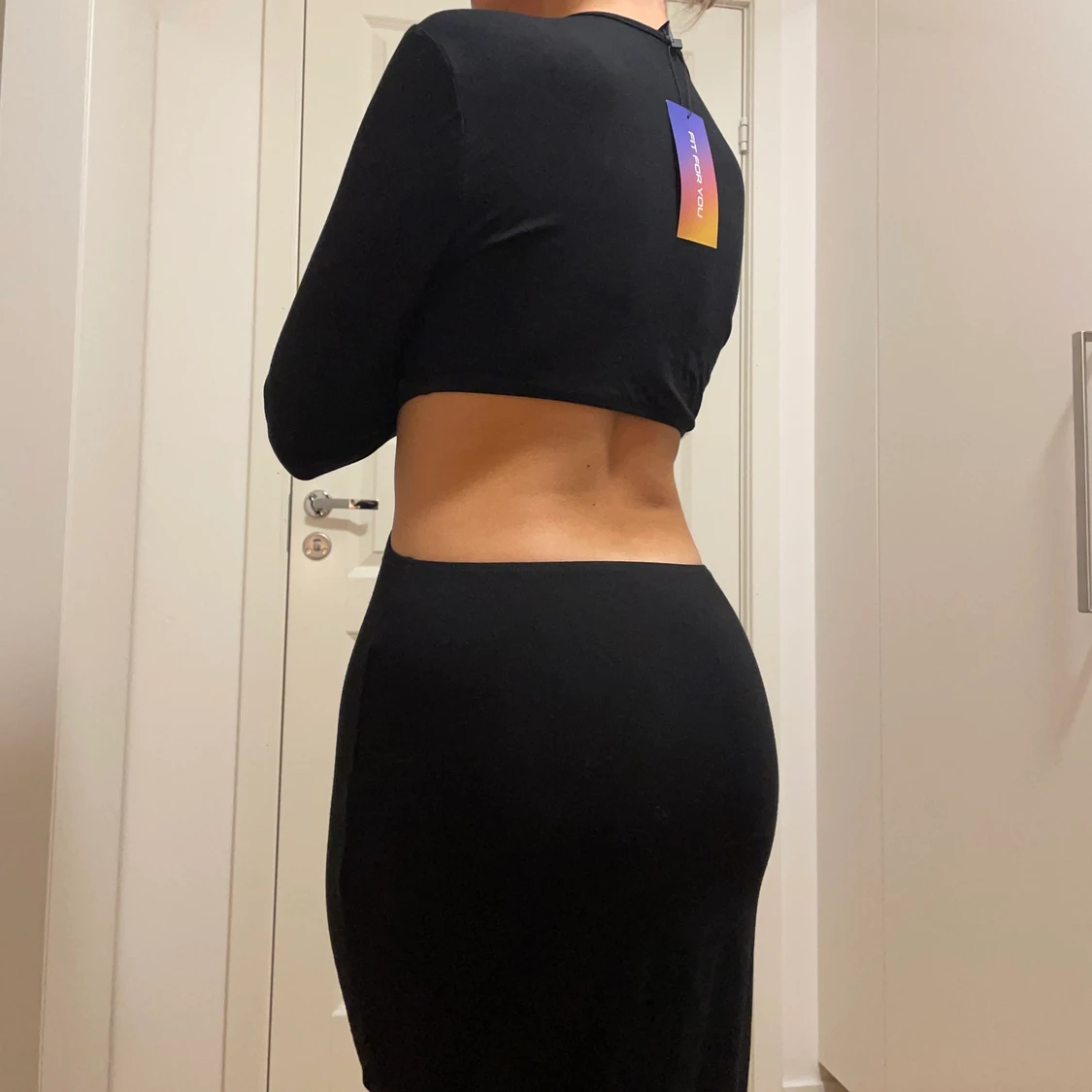 Svart långklänning 