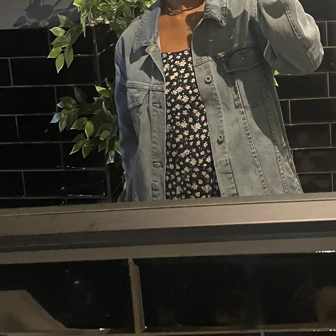 Blommig klänning  - 90