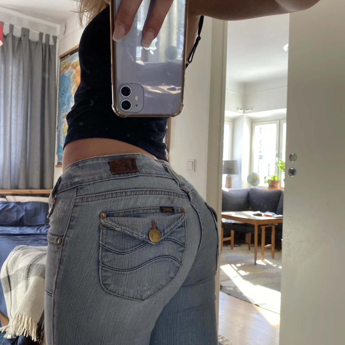 Lågmidjade Lee jeans 